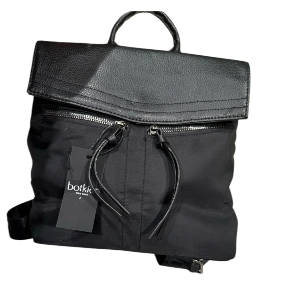 NWT Botkier New York Stylish Black Backpack Unisex